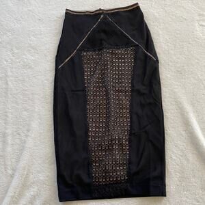 BikBok Black Bodycon Pencil Skirt